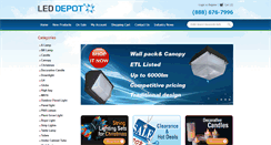 Desktop Screenshot of leddepot.com